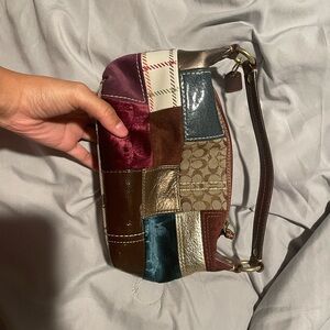 Coach vintage patchwork shoulder bag